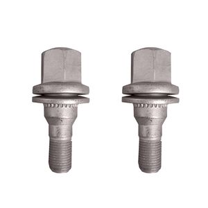 پیچ چرخ خودرو قطعه سازان کبیر مدل PICH-206-3010218 مناسب برای پژو 206 مجموعه 2 عددی
