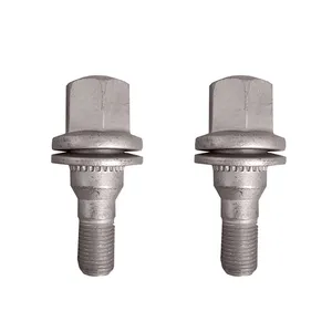 پیچ چرخ خودرو قطعه سازان کبیر مدل PICH-207-3010219 مناسب برای پژو 207 مجموعه 2 عددی