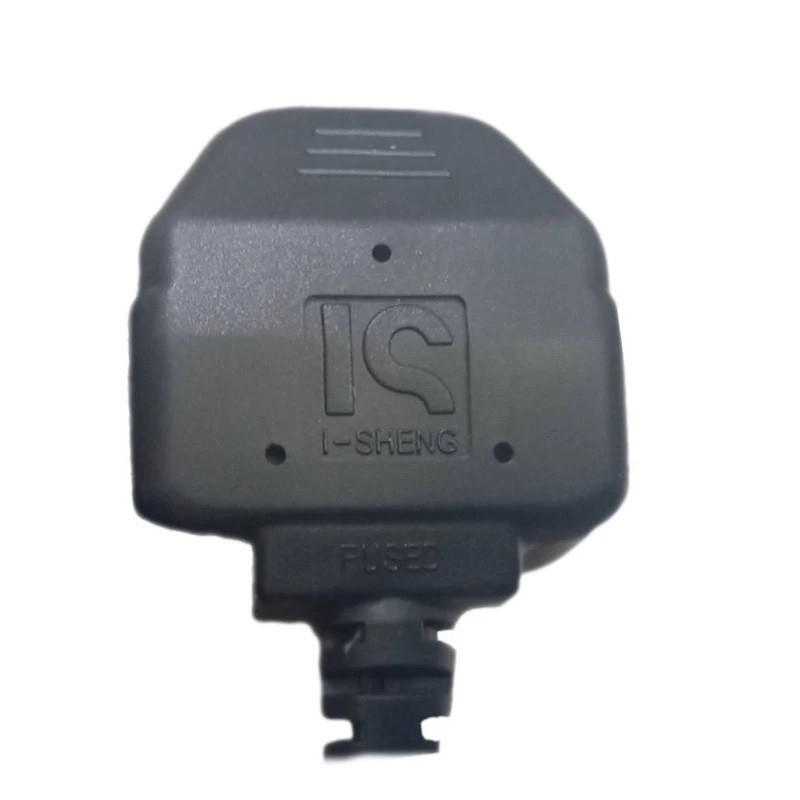کابل برق سه پین منبع تغذیه کامپیوتر آی شنگ مدل sp-62 فیوز دار طول 0.5 متر