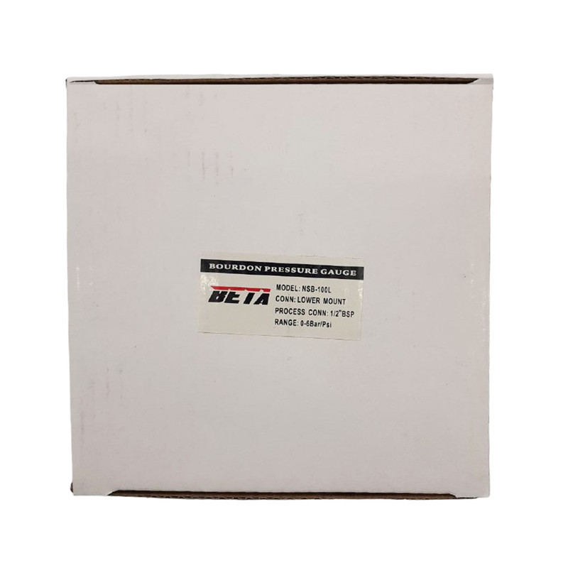 گیج فشار بتا مدل 6bar-10cm-L گیج فشار بتا مدل 6bar-10cm-L