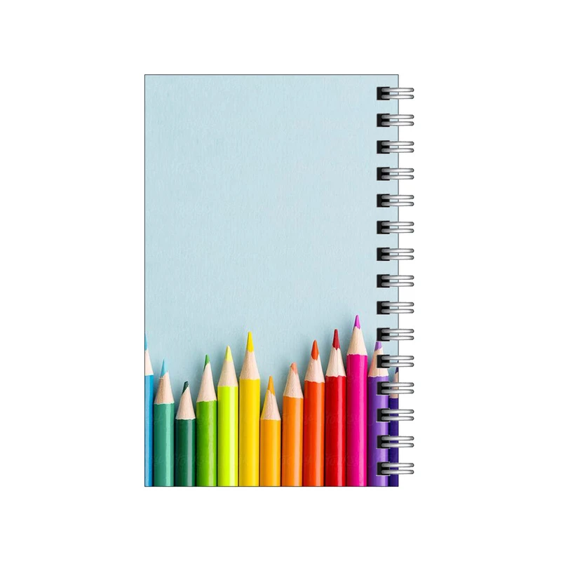 دفترچه یادداشت مدل to do list طرح صف مدادرنگی ها کد 5485371