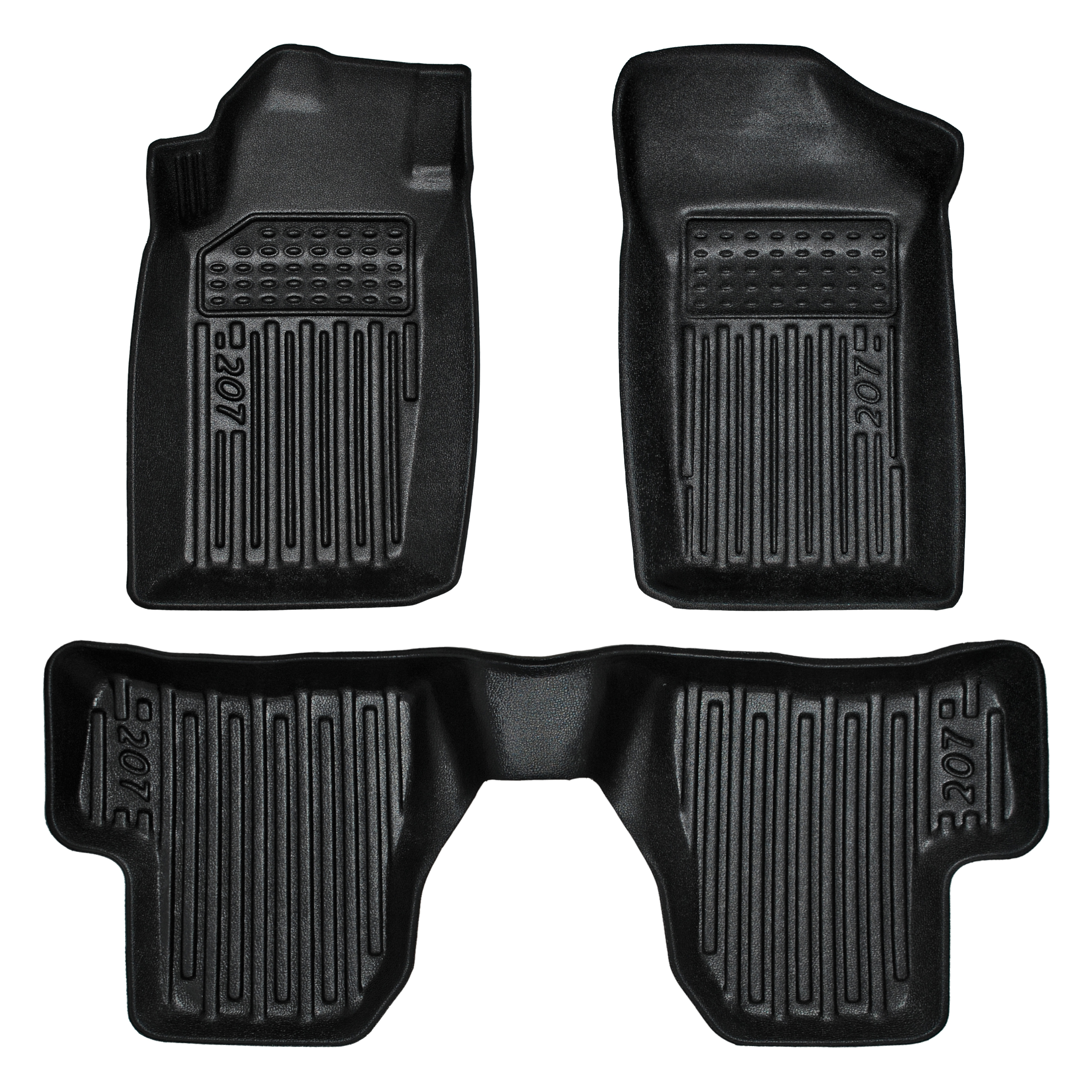 کفپوش سه بعدی خودرو پانیذ کد MHLB Circle مناسب برای  پژو 206