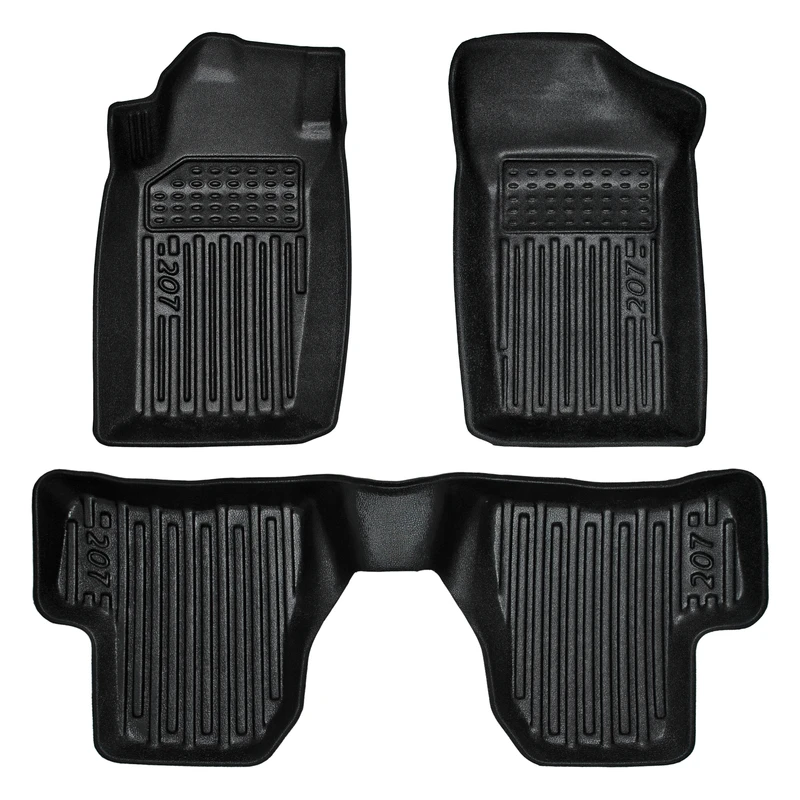 کفپوش سه بعدی خودرو پانیذ کد MHLB Circle مناسب برای پژو 206