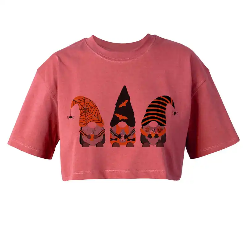 کراپ‌تاپ آستین کوتاه زنانه مدل کوتوله ها  کد K380 a