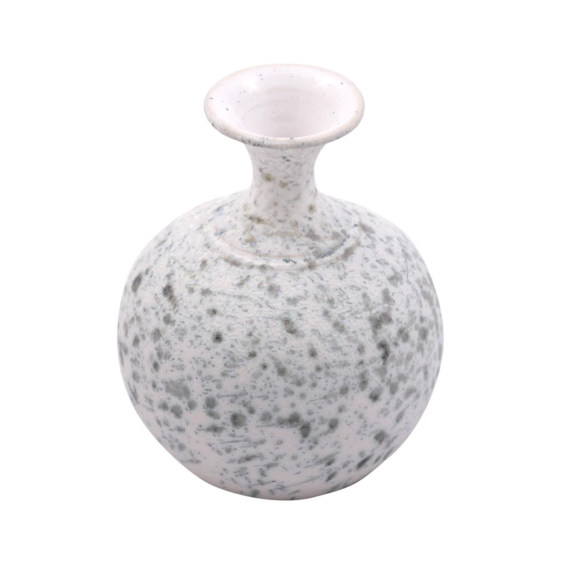 گلدان سفالی طرح سنگ