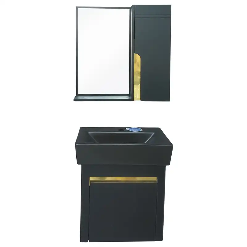 ست کابینت و روشویی سینا مدل آتیلا به همراه آینه باکس