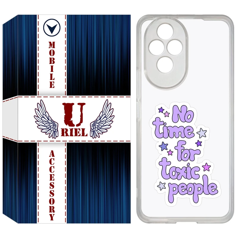 کاور یوریل مدل Clear کد 97 طرح Toxic مناسب برای گوشی موبایل آنر 200