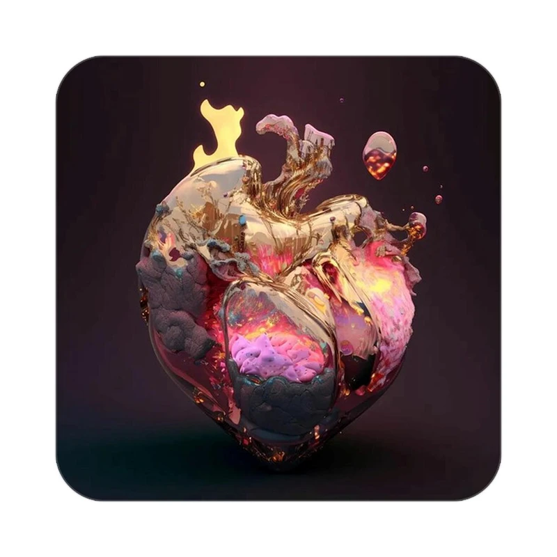 زیر لیوانی کاکتی مدل عاشقانه کد mp12077