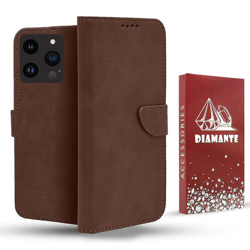 کیف کلاسوری دیامانته مدل Nezhad Ros مناسب برای گوشی موبایل اپل iPhone 16 Pro Max