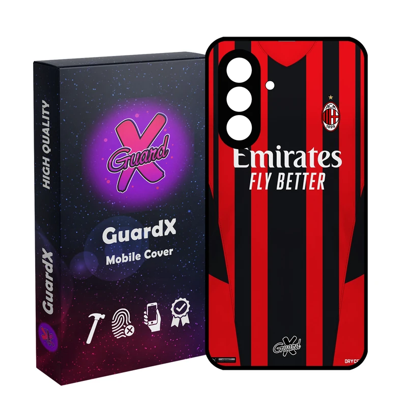 کاور گارد ایکس طرح AC Milan مدل 10399 مناسب برای گوشی موبایل سامسونگ Galaxy S24 FE