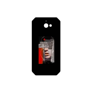 MAHOOT Collage of Mouth Cover Sticker for CAT S50