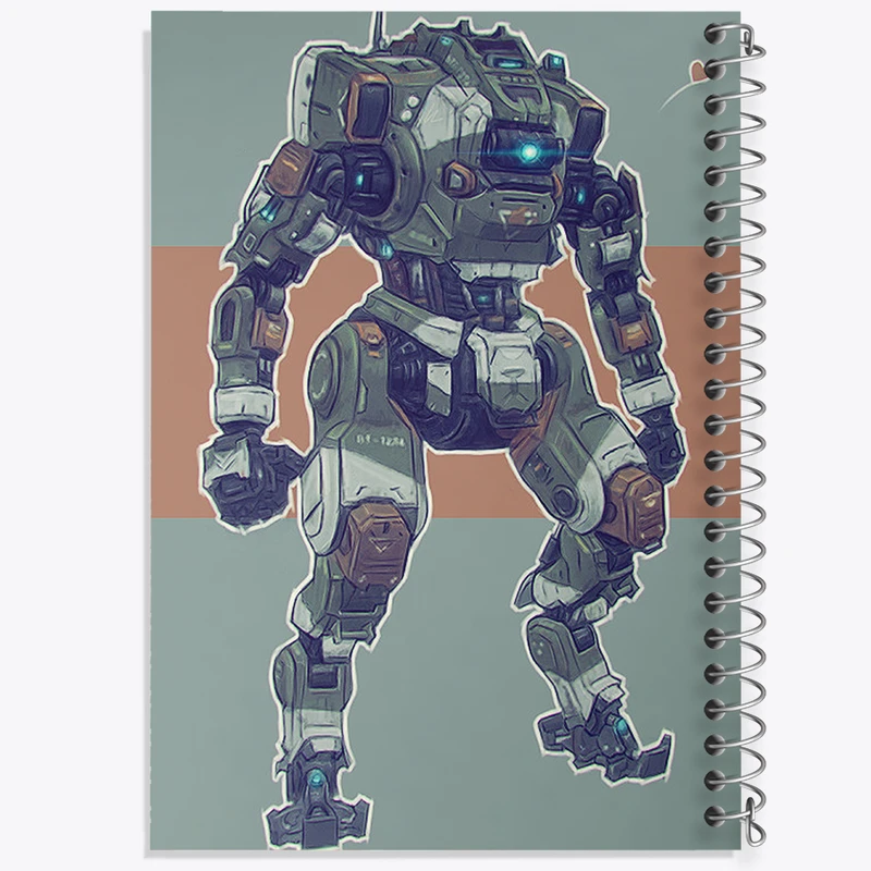 دفتر شطرنجی 50 برگ خندالو مدل بازی تایتان فال (Titanfall) کد 32610