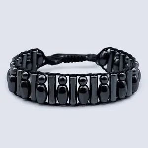 دستبند مردانه مدل Bowling Lane کد 01