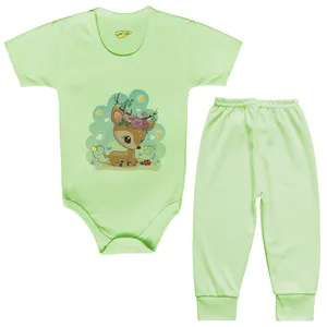 ست بادی و شلوار نوزادی کارانس مدل BSTG-3189