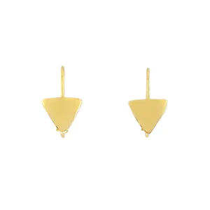 گوشواره طلا 18 عیار دخترانه طلا و جواهرسازی افرا مدل 071