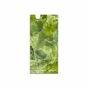 MAHOOT Green Crystal Marble Cover Sticker for Sony Xperia T2 Ultra