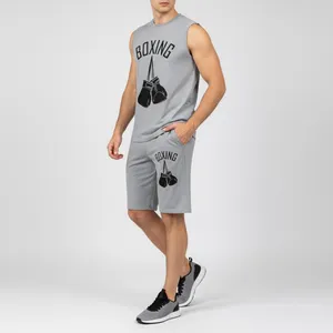 ست تاپ و شلوارک مردانه مدل بوکس A28