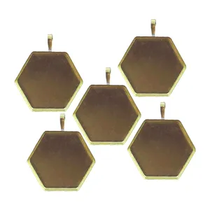 قالب رزین اپوکسی طرح شش ضلعی بسته 5 عددی