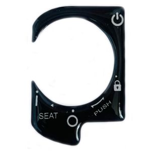 برچسب سوییچ و قفل موتور سیکلت وارون مدل M-90-BLK مناسب برای کلیک