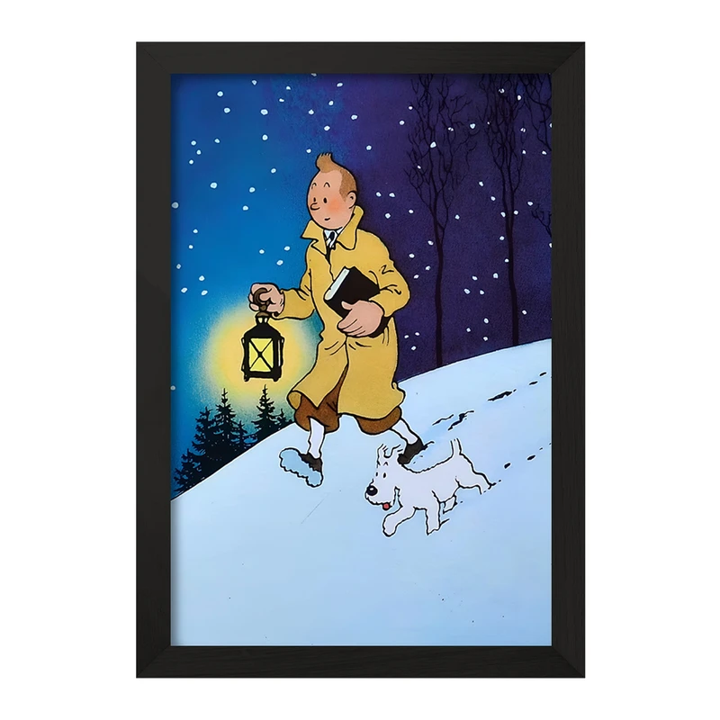 تابلو خندالو مدل تن تن (Tintin) کد F10329