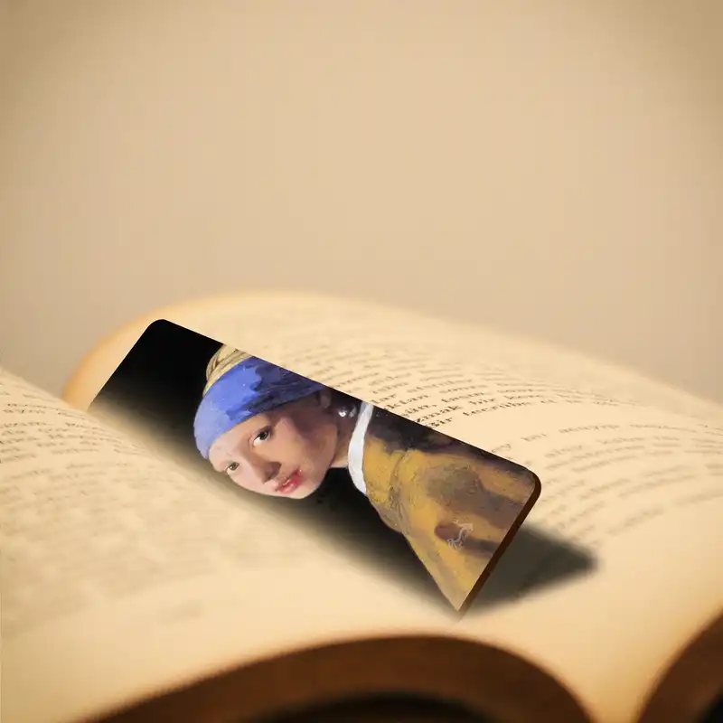 نشانگر کتاب لوکسینو مدل دختر گوشواره مرواریدی کد Bookland_2