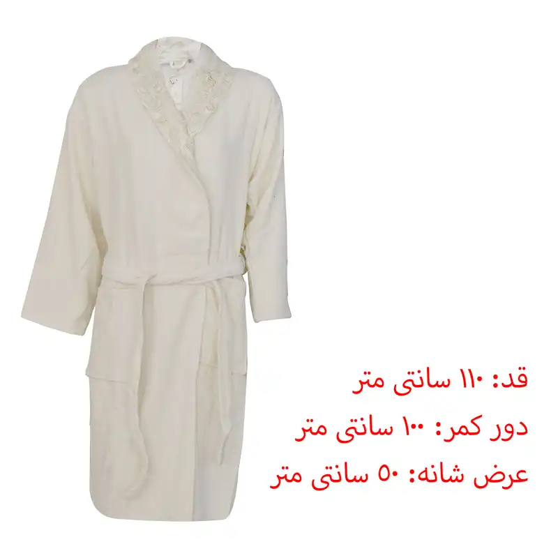 سرویس حوله پالتویی 3 تکه رویال هوم مدل V - 258741 سایز 110 سانتی متر