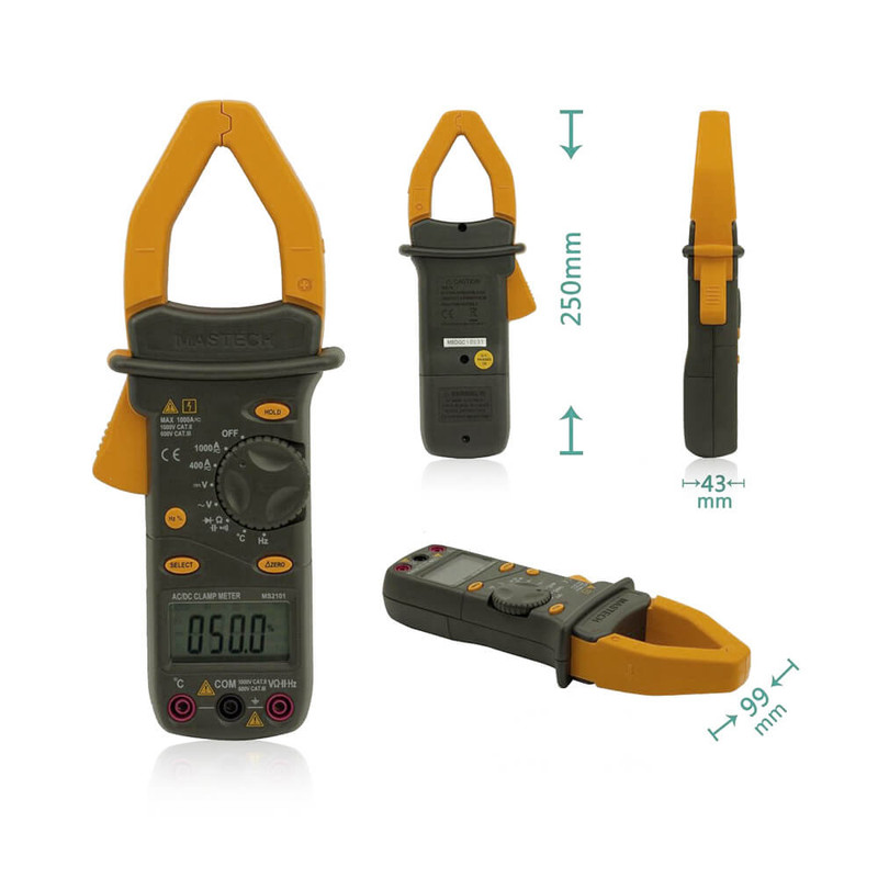 مولتی متر کلمپی مستک مدل MS2101 مولتی متر کلمپی مستک مدل MS2101