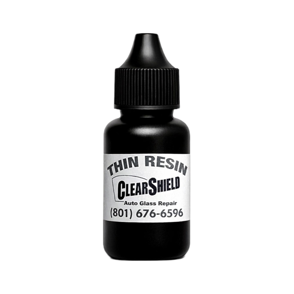 چسب ترمیم شیشه خودرو کلرشیلد مدل BlackResin حجم 10 میلی لیتر