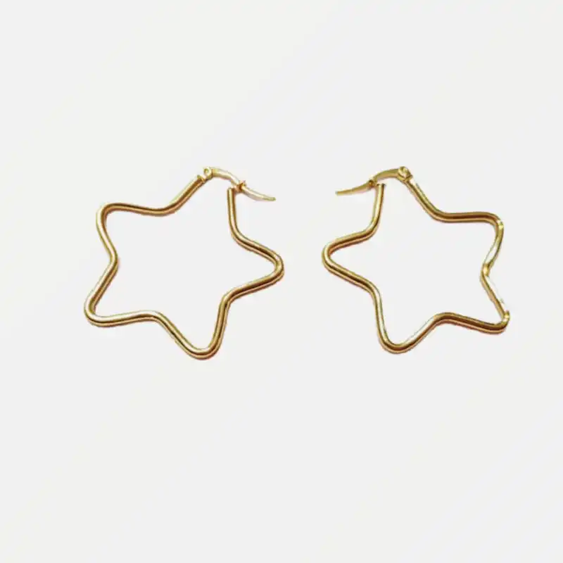 گوشواره زنانه مدل ستاره کد 2022