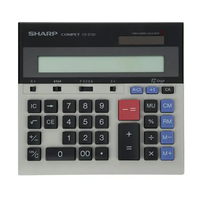 ماشین حساب شارپ کد as-233-ki مدل CS-2130