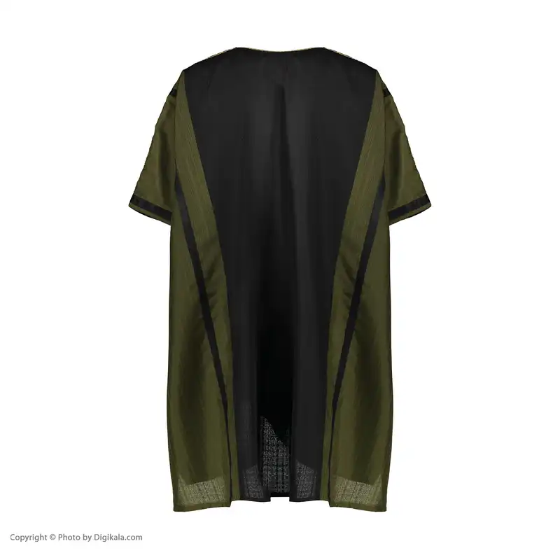 مانتو زنانه هماتاش مدل السی رنگ سبز