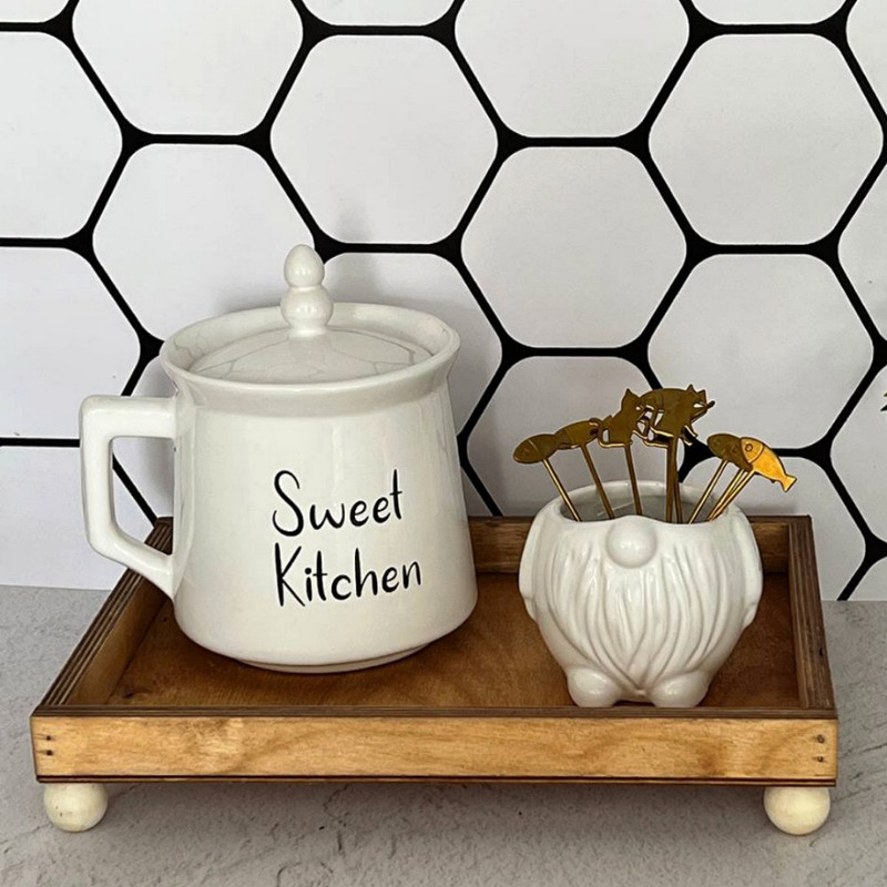 بانکه مدل تک دسته sweet kitchen