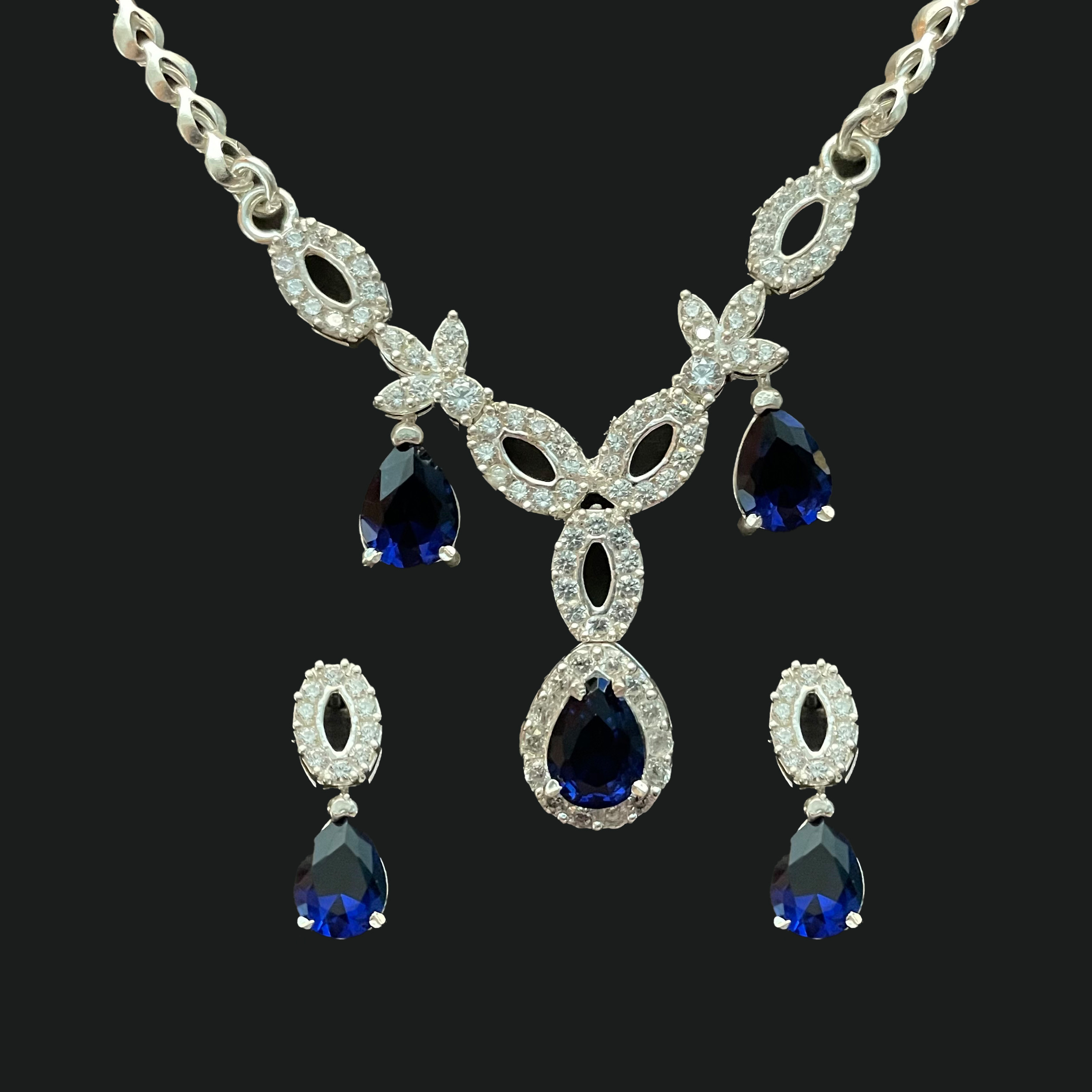 نیم ست نقره زنانه مدل 30706 نیم ست نقره زنانه مدل 30706