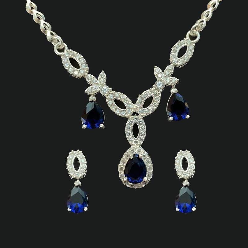 نیم ست نقره زنانه مدل 30706 نیم ست نقره زنانه مدل 30706