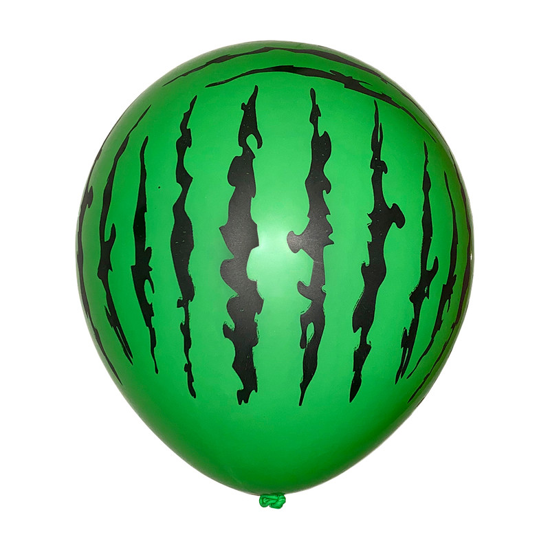 بادکنک سورتک طرح هندوانه شب یلدا مدل 099 مجموعه 4 عددی