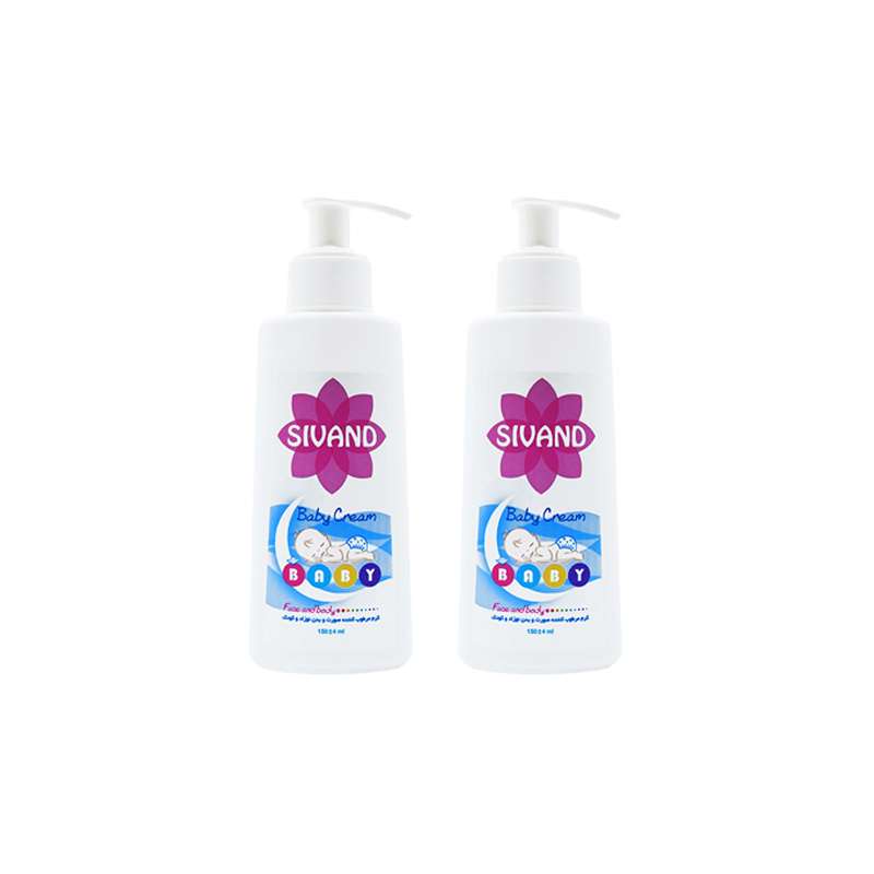کرم مرطوب کننده کودک سیوند سری Moisturizing مدل Exo_Cream حجم 150 میلی لیتر مجموعه دو عددی