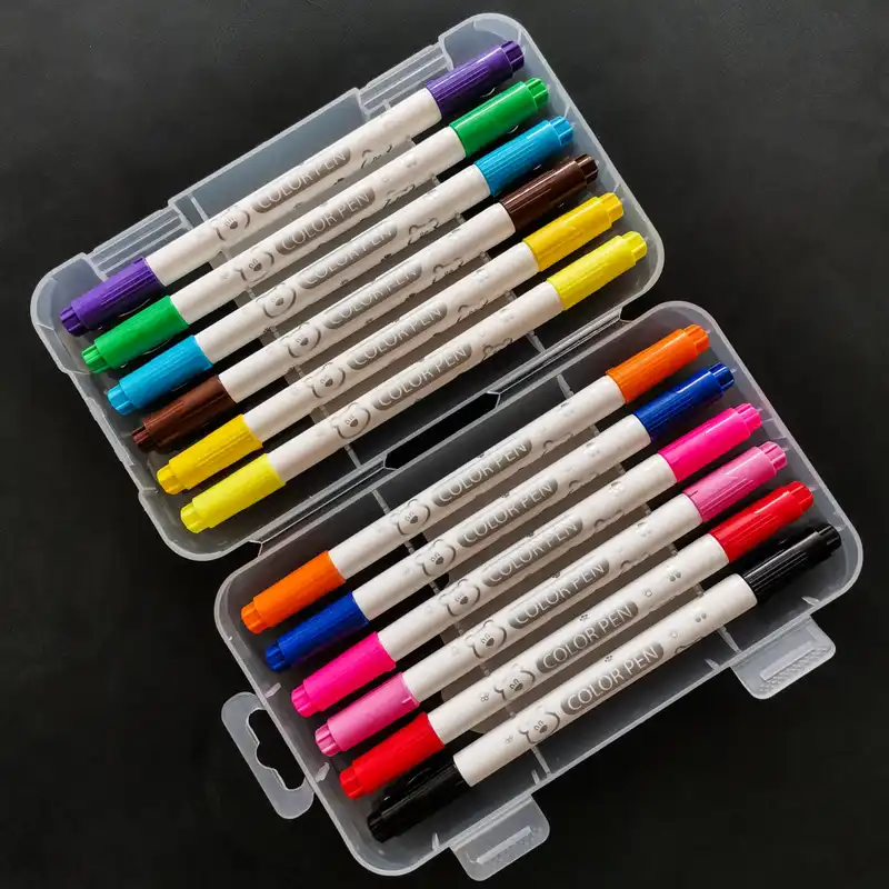 ماژیک رنگ آمیزی مدل دوسر بسته 12 عددی