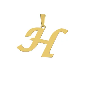 آویز گردنبند هایکا مدل حرف H کد a.h 238