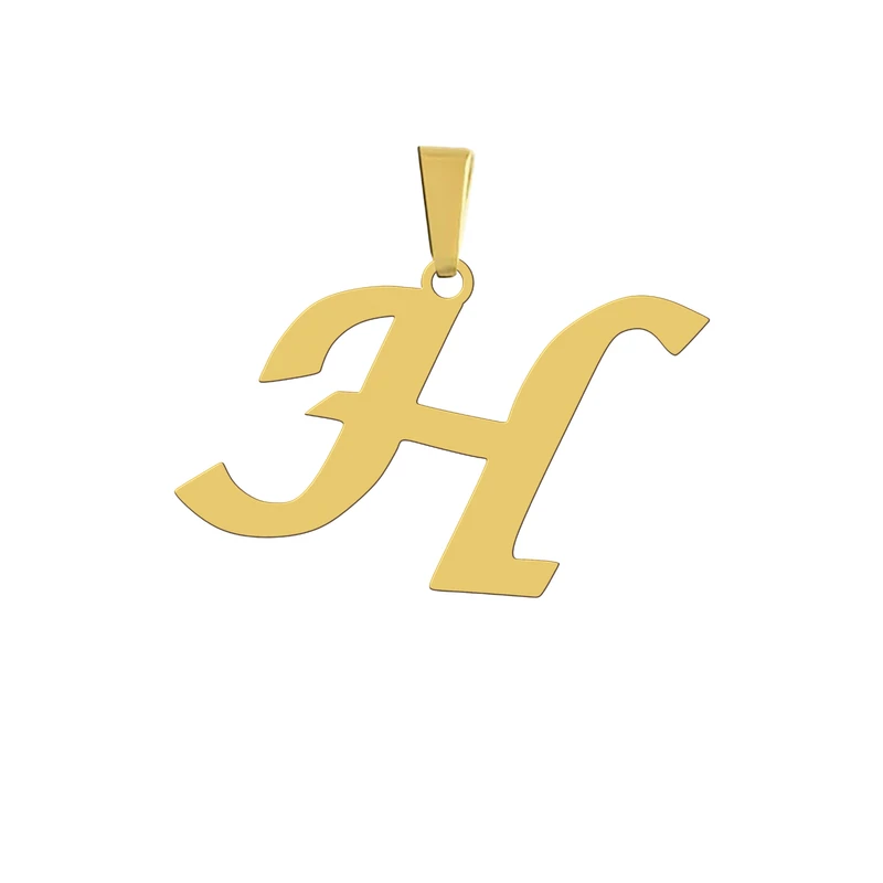 آویز گردنبند هایکا مدل حرف H کد a.h 238