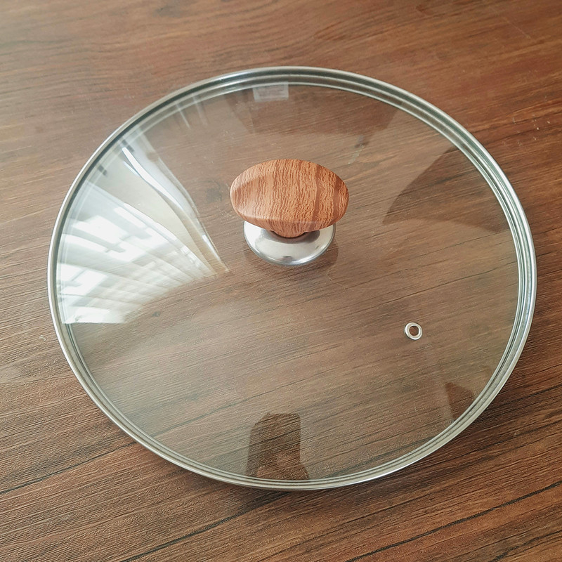 درب قابلمه و تابه طرح چوب سایز 26