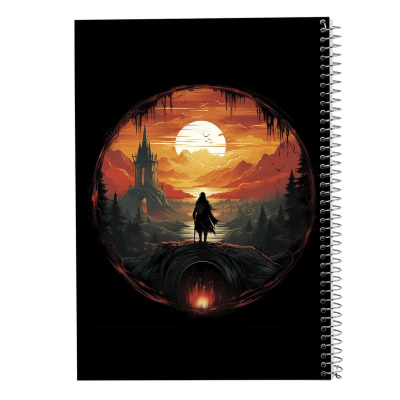 دفتر نت موسیقی 50 برگ مدوپد مدل The Lord of the Rings کد DF3046