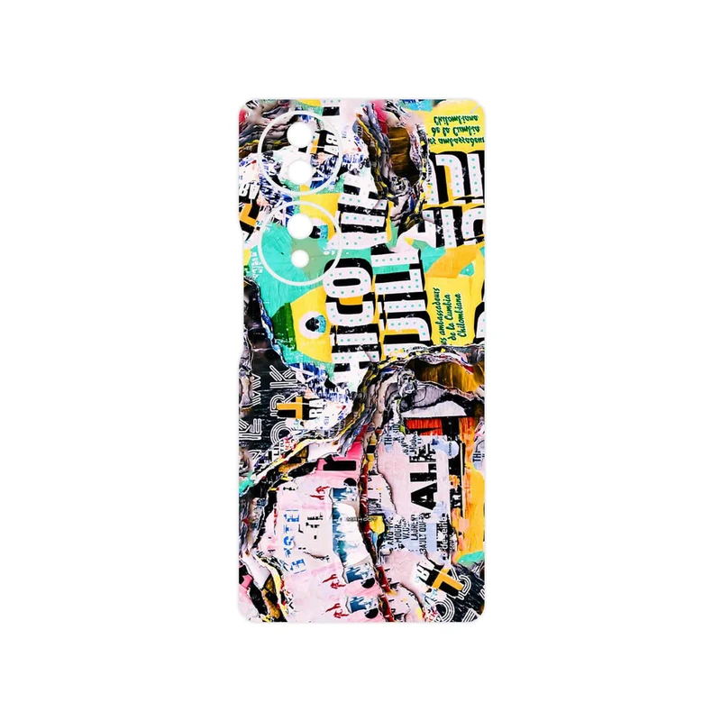 برچسب پوششی ماهوت مدل Collage of Teared Paper مناسب برای گوشی موبایل آنر 70