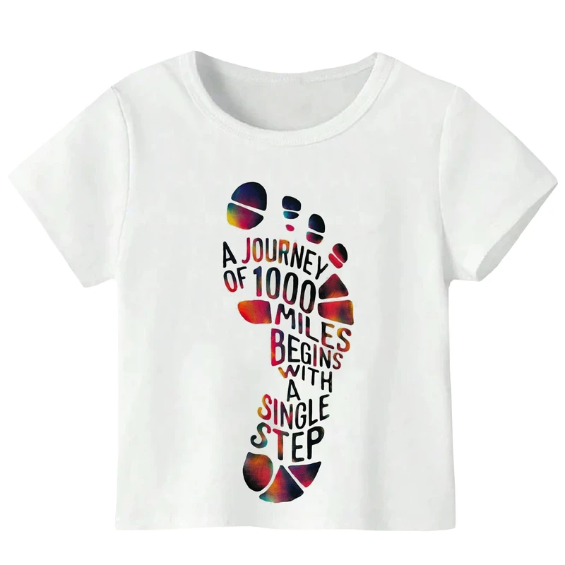 تی‌شرت آستین کوتاه پسرانه مدل W302 طرح پا