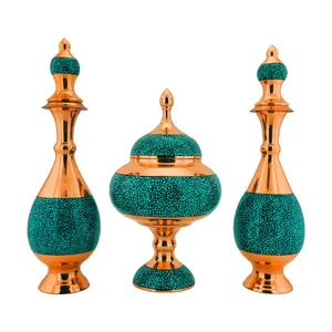 ست 3 تکه تنگ و شکلات خوری فیروزه کوبی کد pp253