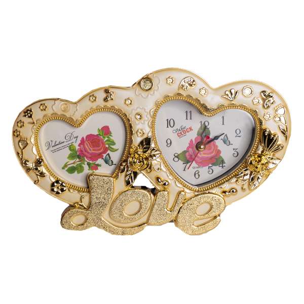 ساعت رومیزی طرح قلب کد 3-92