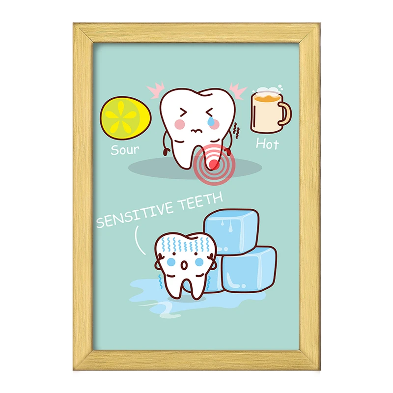 تابلو خندالو طرح دندان و دندان پزشکی کودکانه کد 36744