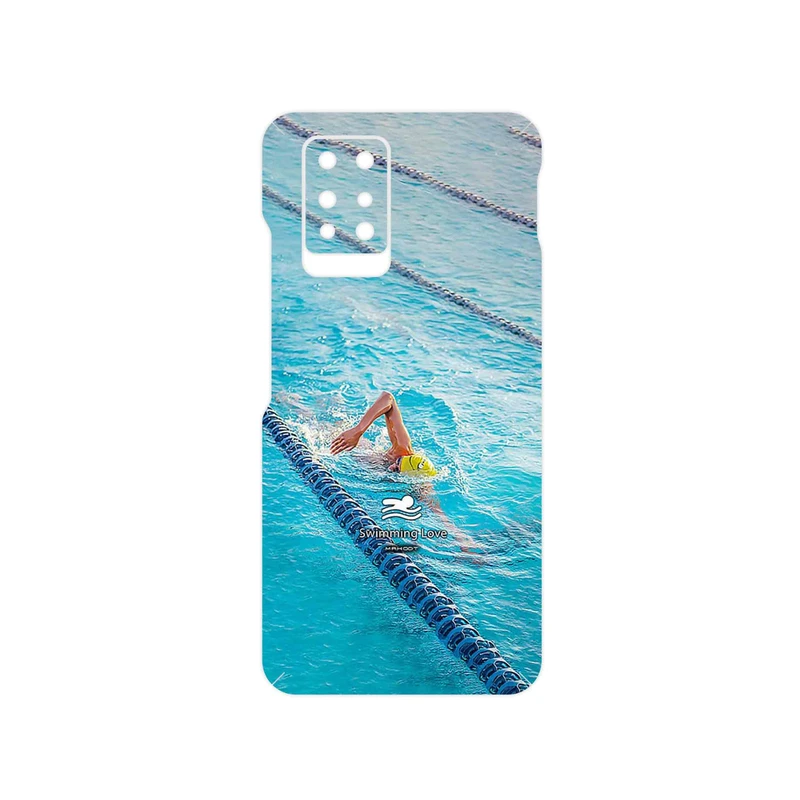 برچسب پوششی ماهوت مدل Swimming مناسب برای گوشی موبایل اینفینیکس Note 10 Pro