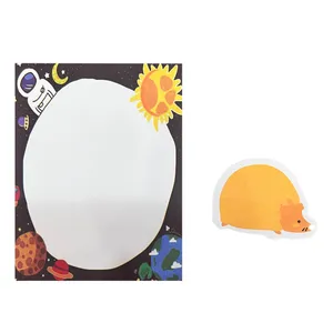 کاغذ یادداشت چسب دار طرح فضانورد و خارپشت مجموعه 2 عددی