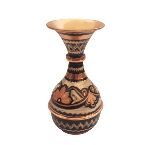 گلدان میناکاری مدل نقلی  کد 034