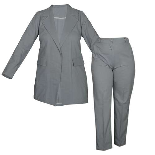 مانتو و شلوار زنانه مدل نخی Z1011